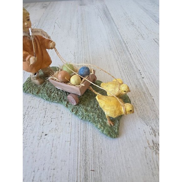 Vintage bruce Elsass Bethany Lowe chick cart Easter parade AS IS figurine statue - Picture 6 of 9